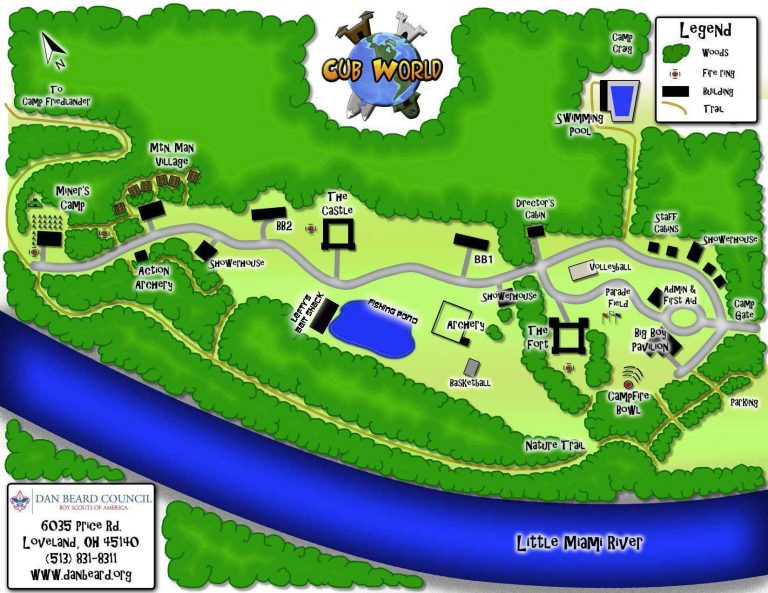 Cub World Map – Dan Beard Council, BSA