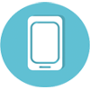 mobile text icon