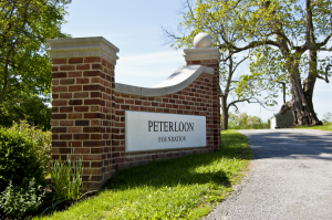Peterloon Entry Sign