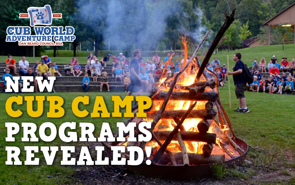 Cub Camp Program reveal graphic 1