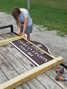 Renee Bauer Eagle Scout Project Sign
