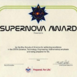 Supernova Award Certificate
