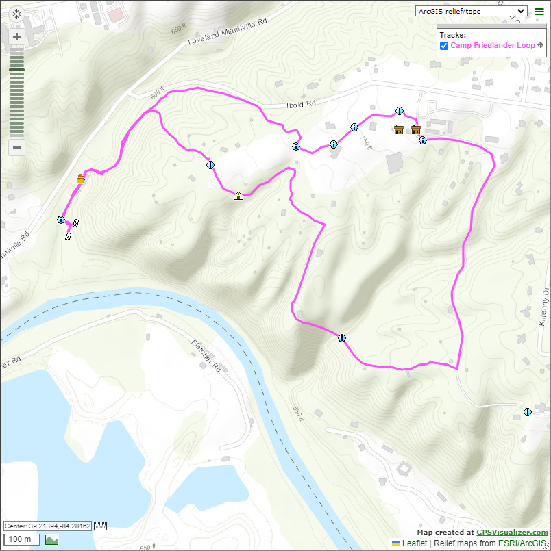 We-Hin-Ah-Pay Trail – Camp Friedlander Loop – Overview Map