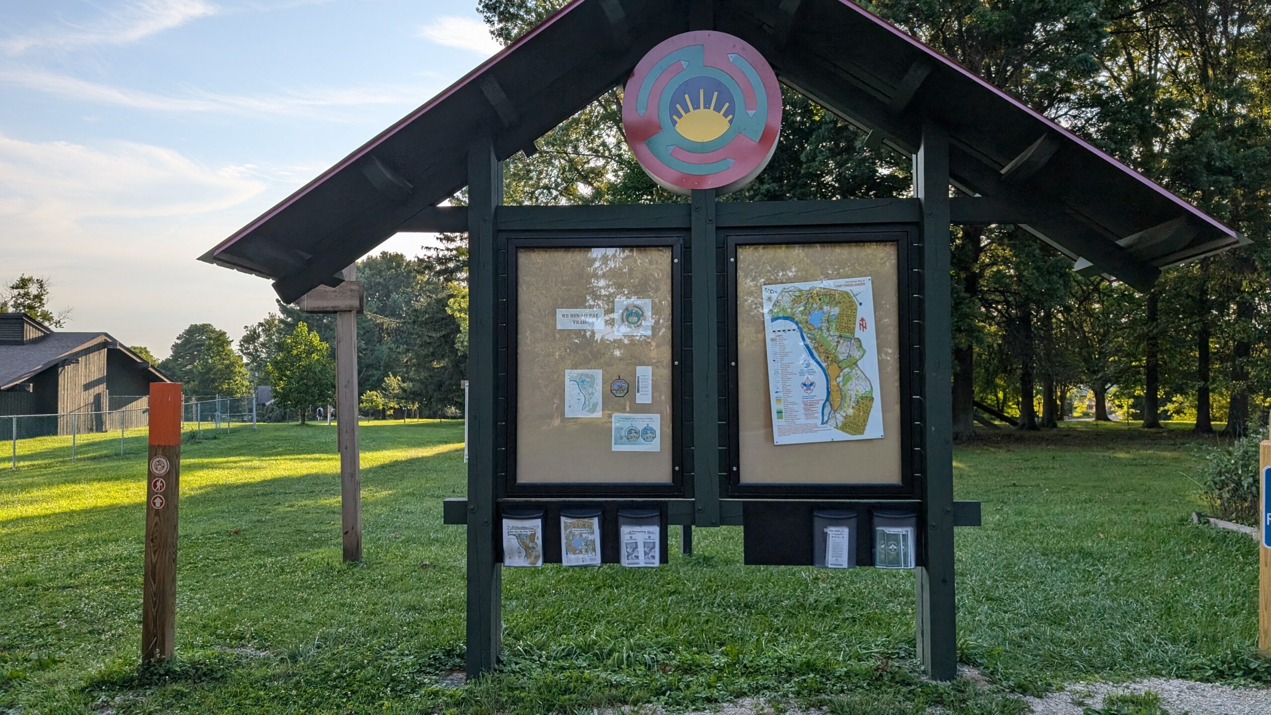 We-Hin-Ah-Pay Trail - Kiosk - Camp Friedlander